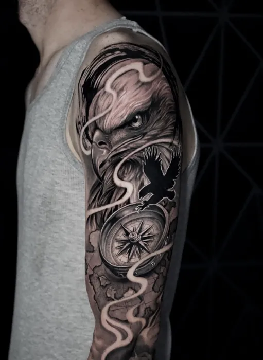 Custom tattoo by Master Tattoo Studio, Tampa